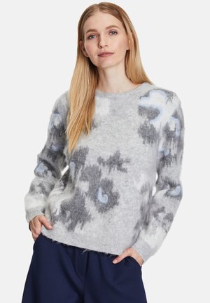 MIT JACQUARD - Trui - silver cream