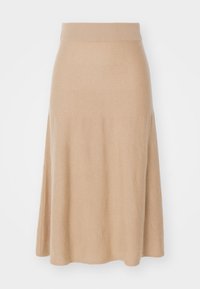 SKIRT - Saia evasé - caramel beige