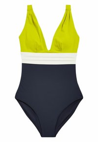 Unausgewählt, navy blue lime green ecru white