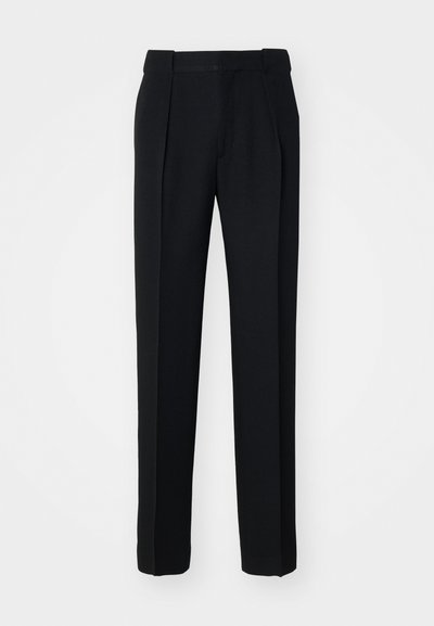 Filippa K RELAXED PLEATED - Auduma bikses - black