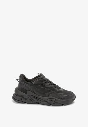 Sneakers laag - black with black sole