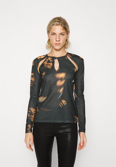 WOOD WOOD EMMA CUT OUT - Μπλούζα - black