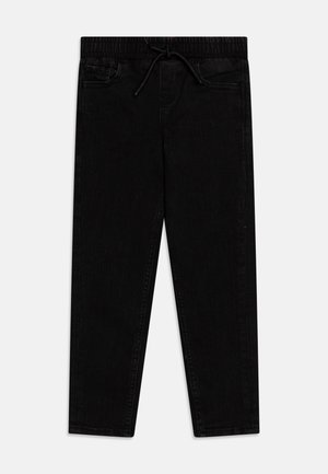 JJIGLENN JJELASTICATED - Relaxed fit jeans - black denim