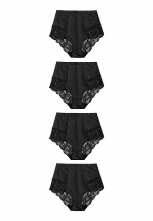 TUMMY CONTROL SHAPING BACK 4 PACK - Bikinibukser - black