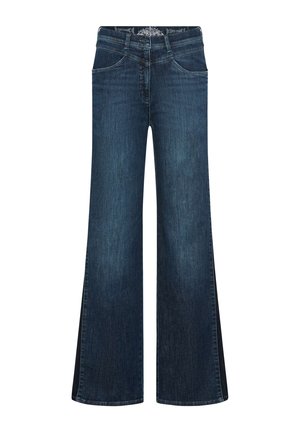 BRAX, STYLE LAURA FLARED - Straight leg jeans - stoned plus galon in dark blue