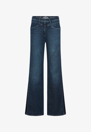 BRAX, STYLE LAURA FLARED - Straight leg jeans - stoned plus galon in dark blue
