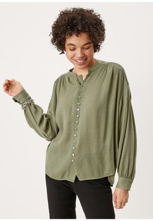 QS Hemdbluse - olive