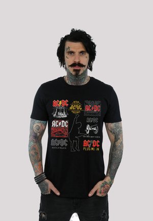 ACDC HELLS BELLS - ROCK METAL MUSIK BAND FAN  - T-Shirt print - black