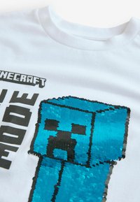 Next POKÉMON SEQUIN - Printtipaita - white green