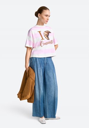 Print T-shirt - soft orchid