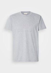 TONAL SHIELD - Print T-shirt - grey melange