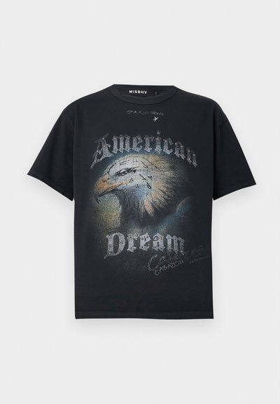 MISBHV AMERICAN DREAM - Μπλουζάκι με στάμπα - washed black