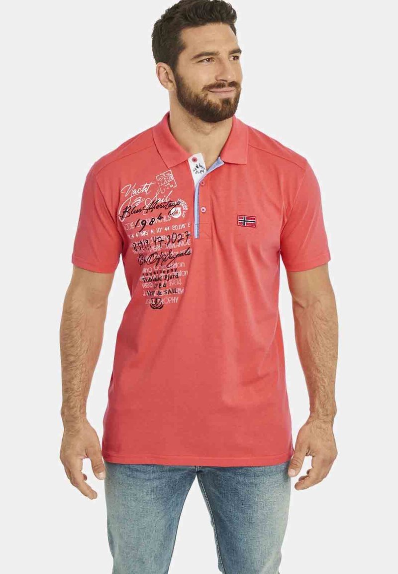 Jan Vanderstorm Polo shirt - dunkelorange/orange - Zalando