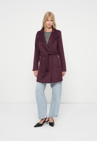 Vero Moda VMTWODOPE BELT JACKET - Χειμωνιάτικο παλτό - winetasting