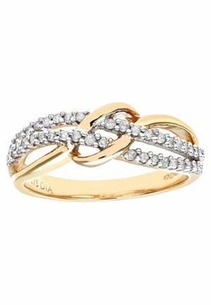 DIAMANT L'ÉTERNEL, DIAMOND FANCY CURVE ETERNITY EU SI - Ring - gold coloured