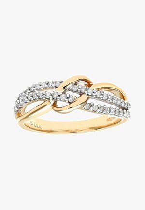 DIAMANT L'ÉTERNEL, DIAMOND FANCY CURVE ETERNITY EU SI - Ring - gold coloured