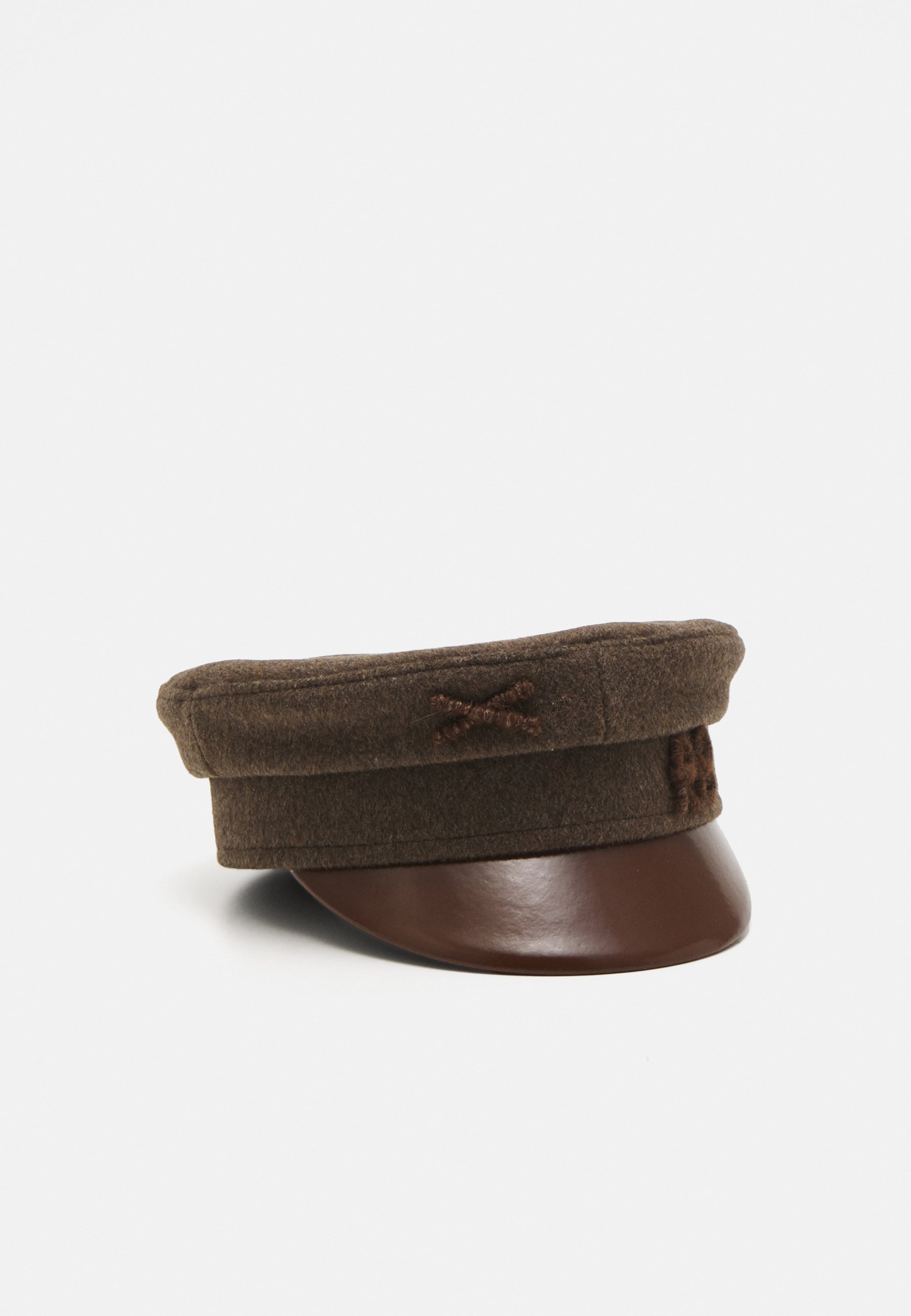 Colore Khaki Superora Donne Berretto Newsboy Cappello Baker Berretto Piatto Con Visiera Cappelli Lana Autunno Primavera Inverno Cappello Taglia Unica 56 -58cm