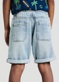 Calliope Jeans Shorts - blu denim medio chiaro