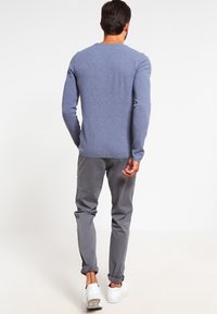 BOSS CASUAL Stickad tröja - dark blue