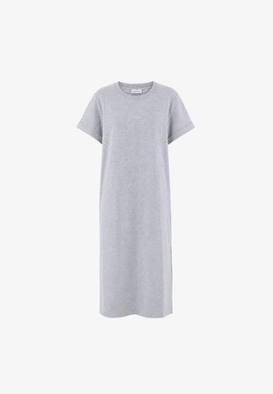 OH APRIL, JULI MAXI T-SHIRT DRESS - T-paitamekko - grey melange