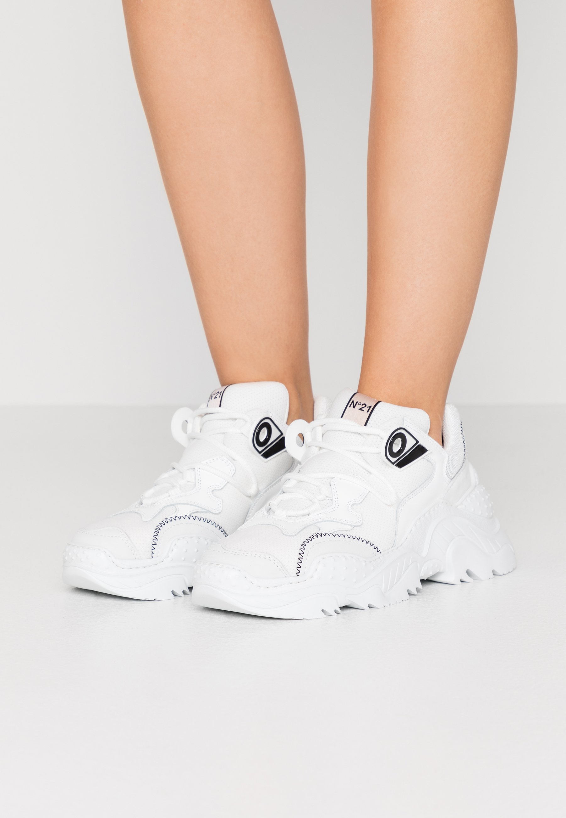 N°21 BILLY Joggesko whitehvit Zalando.no N°21 BILLY Joggesko whitehvit Zalando.no