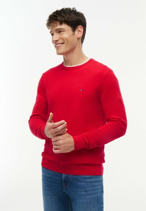 Tommy Hilfiger Striktrøje - primary red