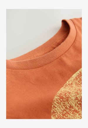 Next, REGULAR FIT - NIRVANA GRAPHIC - Tričko s potlačou - rust brown