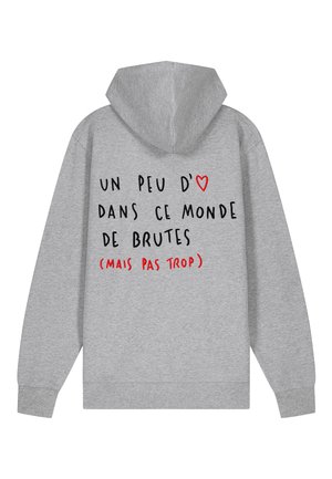 Mira Paris, BRUTE BACK EMBROIDERY - Zip-up sweatshirt - grey