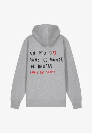 Mira Paris, BRUTE BACK EMBROIDERY - Sweat zippé - grey