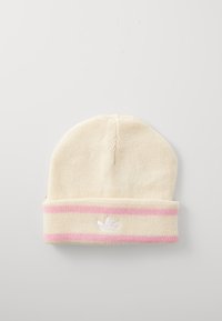 BEANIE - Mössa - white/true pink