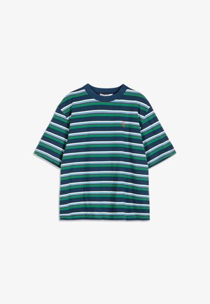 Bobo Choses, STRIPED RELAXED - Camiseta estampada - navy blue