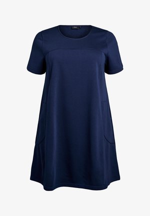Zizzi Robe en jersey - navy blazer