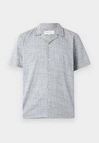 RELAXED STRUCTURED SHIRT - Chemise - pavement grey/white