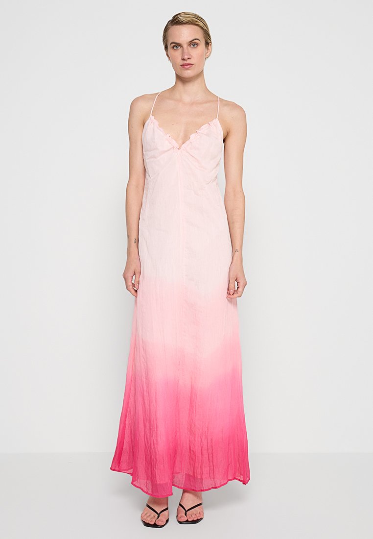 Mango Maxi-jurk roze