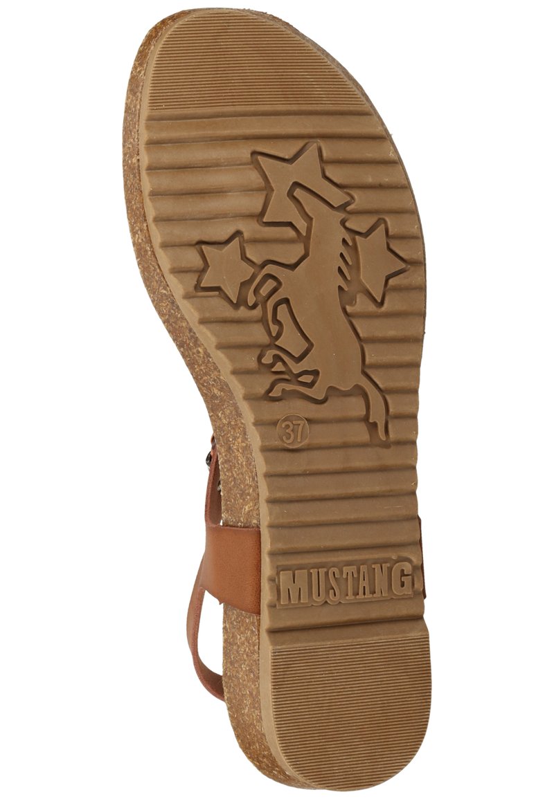 Damen Sneaker | Mustang SANDALEN Zehentrenner braun 3/braun - PC07745 Damen Sneaker | Mustang SANDALEN Zehentrenner braun 3/braun - PC07745