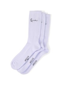 SIGNATURE SOCKS UNISEX 3 PACK - Sukat - white