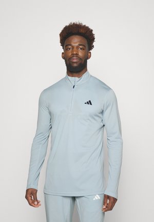 TRAIN ESSENTIALS SEASONAL TRAINING QUARTER ZIP - Top s dlouhým rukávem - blue/legend ink