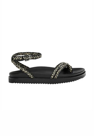 Korkeakorkoiset sandaalit - mottled black
