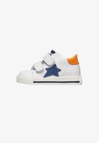 Non sélectionné, weiß-hellblau-orange