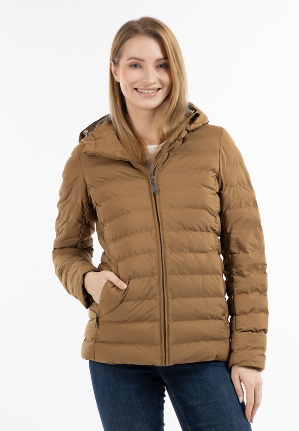 PADDED QUILTED - Winterjacke - dunkelsand