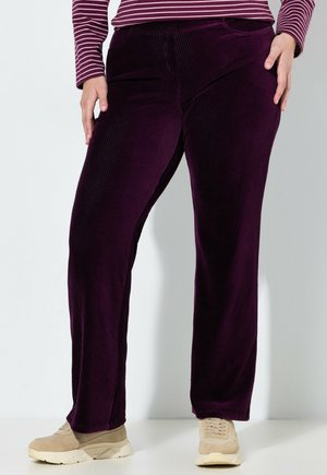 MARY ELASTIKBUND - Pantalon classique - forest berry