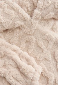 Next JACQUARD  REGULAR FIT - Peignoir - cream