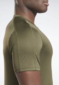 Reebok SS TECH - Spordi T-särk - green