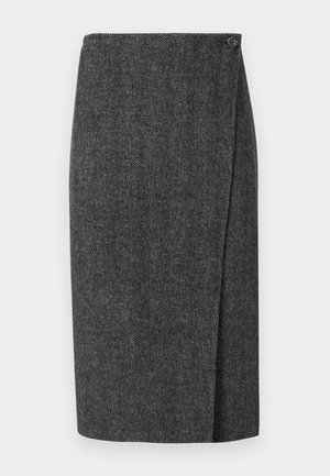 PIETRA DOUBLE SPLIT - Hõlmikseelik - dark grey/mid grey