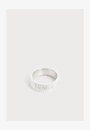 Le Gramme, BRUSHED PYRAMIDAL RIBBON RING - Bague - silver-coloured
