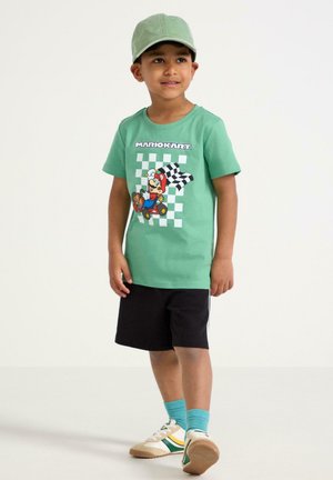 Lindex, LINDEX SUPER MARIO T-SHIRT LINDEX - T-shirts print - green