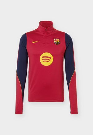Nike Performance, FC BARCELONA STRIKE DRILL TOP - Ρούχα για κλαμπ - mineral yellow/noble red