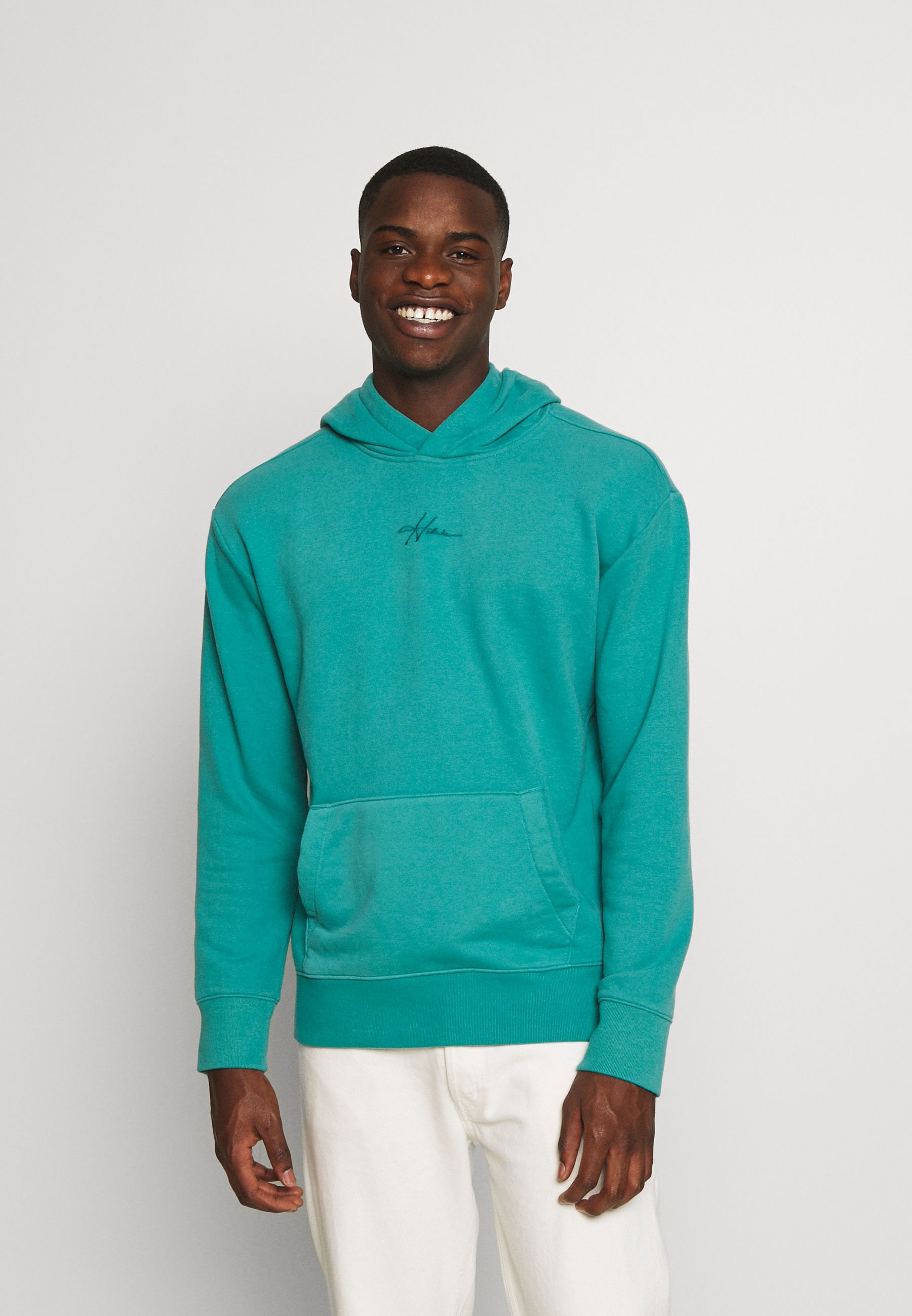 Hollister Co. SOLID SCRIPT - Sudadera - green blue/verde - Zalando.es
