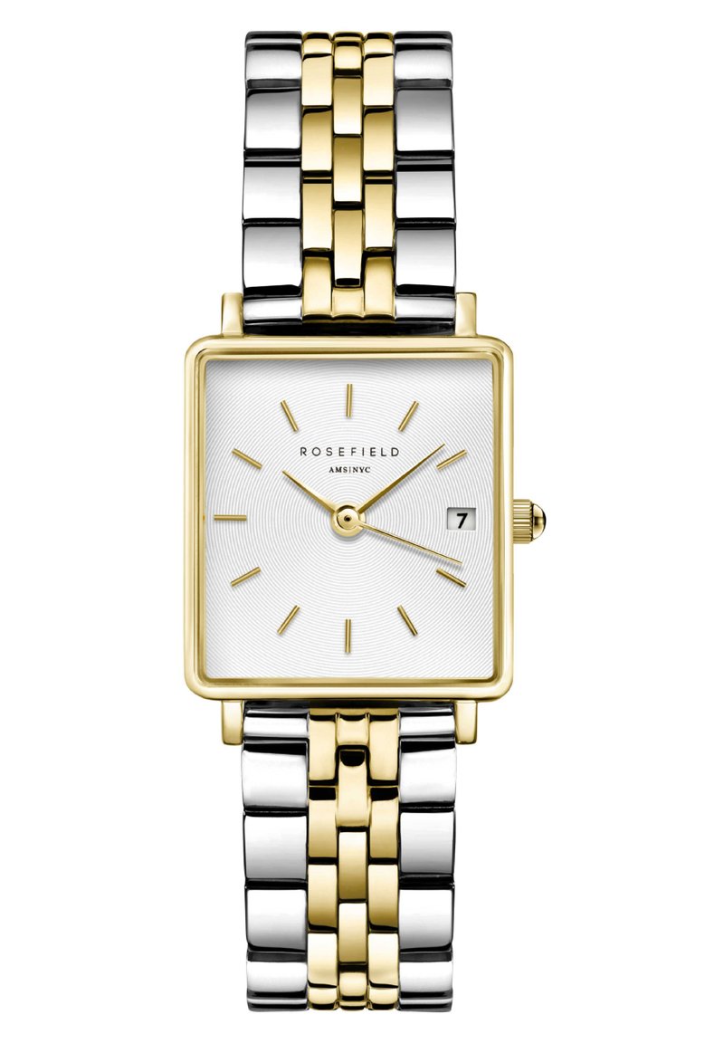 Rosefield THE BOXY XS Watch silver coloured and gold coloured