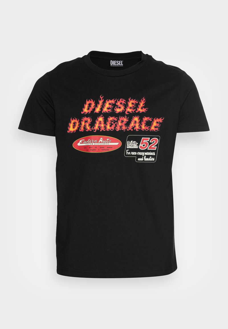 Herren T-Shirts basic | Diesel DIEGOR T-Shirt print black/schwarz - FW40743 Herren T-Shirts basic | Diesel DIEGOR T-Shirt print black/schwarz - FW40743